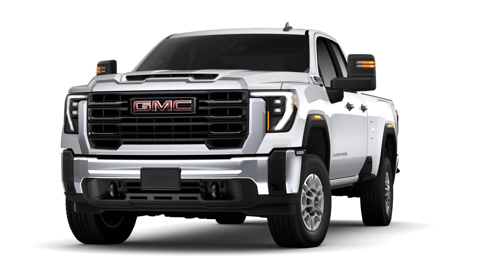 2026 GMC Sierra 2500 HD Pro in Summit White — front three-quarter view